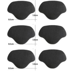 Heel Repair Patches Anti-Wear Heels Protectors Self-Adhesive Heels Pads Suitable for a Variety of Shoes 6Pcs/18Pcs