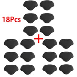 Heel Repair Patches Anti-Wear Heels Protectors Self-Adhesive Heels Pads Suitable for a Variety of Shoes 6Pcs/18Pcs