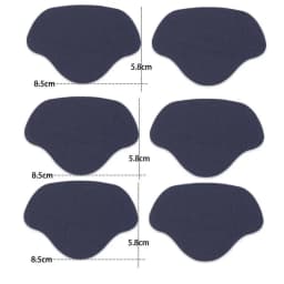 Heel Repair Patches Anti-Wear Heels Protectors Self-Adhesive Heels Pads Suitable for a Variety of Shoes 6Pcs/18Pcs