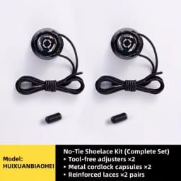 8/4/1 Pairs No-Tie Shoe Locks Rotating Buckles for Sports Shoes Unisex Quick Adjust Design Pre-Installed Shoe Accessories