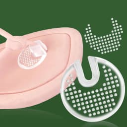 Soft Silicone Forefoot Cushion Pads Anti-Slip Transparent Toe Protectors for Flip Flops Sandals Comfortable Shoe Inserts