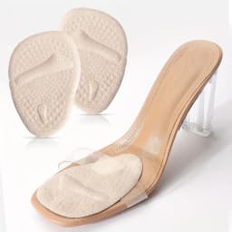 Soft Silicone Forefoot Metatarsal Pads Non-Slip Ball of Foot Cushions for Women High Heels Sandals Pain Relief Comfortable