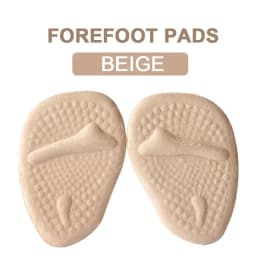 Soft Silicone Forefoot Metatarsal Pads Non-Slip Ball of Foot Cushions for Women High Heels Sandals Pain Relief Comfortable