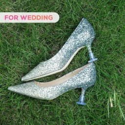 21 Pairs Grass High Heel Protectors, Clear Heel Stoppers for Walking on Grass and Uneven Floor,Sinking into Grass (S/M/L)