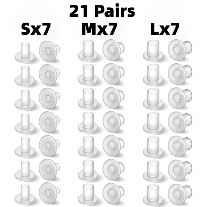 21 Pairs Grass High Heel Protectors, Clear Heel Stoppers for Walking on Grass and Uneven Floor,Sinking into Grass (S/M/L)