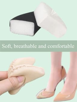 1-4Pairs Sponge Forefoot Insert Pad for Women High Heels Toe Plug Half Sponge Shoes Cushion Feet Filler Insoles Anti-Pain Pads