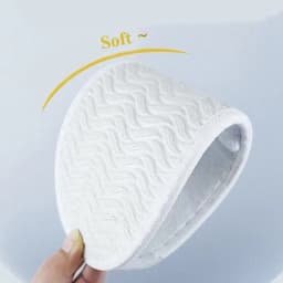 1pc/5pcs/10pcs/20pcs Comfortable Disposable Slippers, Breathable and Non-Slip Thick Sole, Closed Toe, Suitable for Men and Women