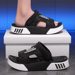 Men Slippers Summer EVA Soft-soled Platform Slides Sandals Indoor Outdoor Walking Beach Shoes Flip Flops Mens Home Shoes