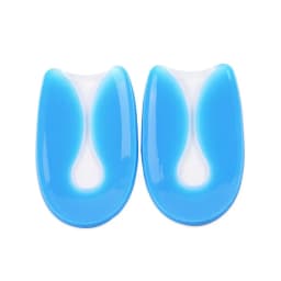 Silicone Gel U-Shaped Heel Pad Soft Shock Absorption Rear Foot Cushion Shoe Insole for Comfort Foot Care