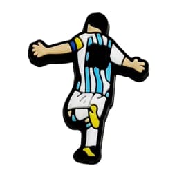 1-16pcs of Football Star Mesi Series Cartoon Shoe Charming Decorative Accessories, Children's Favorite Gifts Shoe Accessories