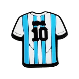 1-16pcs of Football Star Mesi Series Cartoon Shoe Charming Decorative Accessories, Children's Favorite Gifts Shoe Accessories