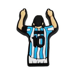 1-16pcs of Football Star Mesi Series Cartoon Shoe Charming Decorative Accessories, Children's Favorite Gifts Shoe Accessories