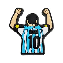 1-16pcs of Football Star Mesi Series Cartoon Shoe Charming Decorative Accessories, Children's Favorite Gifts Shoe Accessories