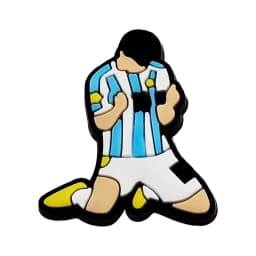 1-16pcs of Football Star Mesi Series Cartoon Shoe Charming Decorative Accessories, Children's Favorite Gifts Shoe Accessories