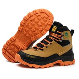 High-Top Safety Boots Men Indestructible Steel Toe Work Boots Anti-Smash Puncture-Proof Safety Shoes Men Work Shoes