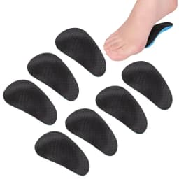 1/2/3/5pairs Sports Palm Foot Pad Flat Arch Support Half Inner Insoles Orthopedic Insoles Correcting Flat Feet Support Foot Pad