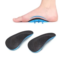 1/2/3/5pairs Sports Palm Foot Pad Flat Arch Support Half Inner Insoles Orthopedic Insoles Correcting Flat Feet Support Foot Pad