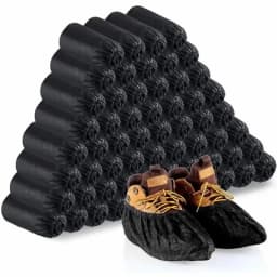 10-100pcs Disposable Boot Shoe Covers Foot Booties Shoe Coverings Non Slip Shoe and Boot Covers for Indoor Home Workplace