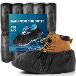 10-100pcs Disposable Boot Shoe Covers Foot Booties Shoe Coverings Non Slip Shoe and Boot Covers for Indoor Home Workplace