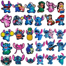 MESUCA 20-200pcs Mixing Popular Cartoons Shoe Charms For Sandals, Shoe Decoration Accessories Shoe Pins Great Gift For Men Women