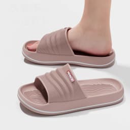 Lightweight Soft Sole House Slippers Men 2026 Summer Indoor Non Slip Eva Platform Slides Men Thick Bottom Casual Couple Shoes