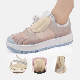 Tongue Sticker Shoe Looseness Anti Slip Pad Insert Soft Rebound Anti-wear and Anti Drop Self-adhesive Adjustable Forefoot Pad