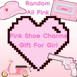 10/20/50/100pcs Random All Pink Shoe Charms Cartoon Cute Animal Plant Shoe Decorations Pins for Women Girl Sandals Accessories