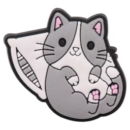 1-17PCS PVC Kawaii Animal Cat Mom Sandal Shoe Decoration Buckle Charms Fit Wristbands Hole Slipper Accessories Kid Xmas Gift