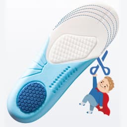 Kids Memory Foam Insoles Breathable Sweat Shock Absorbant Shoes Pads Light Weight Deodorization Sport Childrens insole
