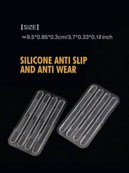 4Pcs Silicone Heel Stickers Heel Grips for Women Men Anti Slip Heel Cushions Non-Slip Inserts Pads Foot Heel Care Protector