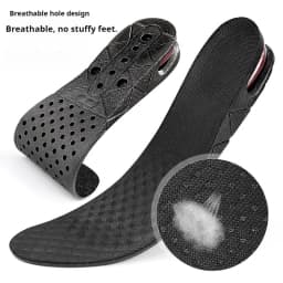 1Pair Height Increase Insole Feet Templates 3/5/7/9cm Variable Height Shoes Insoles Air-Cushioned Shock-Absorbing Sports Insole