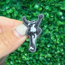 14pcs Michael Jackson Designer Style Shoe Charms DIY Garden Shoe Accessories Decorations for Man Kids Birthday Gift