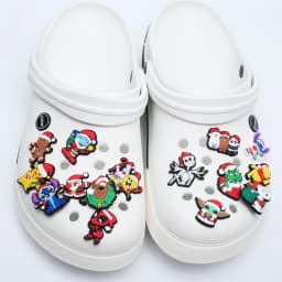 Mesuca Mixed Random Christmas Series 20-100 Shoe Charms For Sandals,Shoe Decoration Accessories Shoe Pins Great Gift For Men Wom