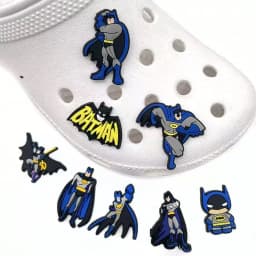 Mesuca Marvel Spider-Man, Batman 8-200pcs Shoe Charms For Sandals,Shoe Decoration Accessories Shoe Pins Great Gift For Men Wom