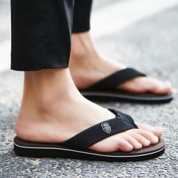 2025 Summer New Men's Flip Flops Indoor Outdoor Beach Sandals Thick Soft Sole Bathroom Slides Shoes Man Non-slip Home Slippers