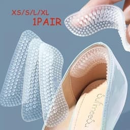 Upgrade Silicone Heel Stickers Heels Grips for Women Men Anti Slip Heel Cushions Non-Slip Inserts Pads Foot Heel Care Protector
