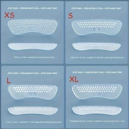 Upgrade Silicone Heel Stickers Heels Grips for Women Men Anti Slip Heel Cushions Non-Slip Inserts Pads Foot Heel Care Protector