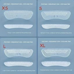 Upgrade Silicone Heel Stickers Heels Grips for Women Men Anti Slip Heel Cushions Non-Slip Inserts Pads Foot Heel Care Protector
