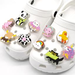 Pink Heart LED Shoe Charms for Girls,Cute Butterfly Cat Pin Accessories for Shoes,Game Handle Flower Clog Buckle Decoration