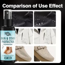 Waterproof Spray for Shoes, Water Repellent Coating for Leather, Canvas and Suede, Protects from Rain and Mud