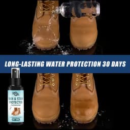 Waterproof Spray for Shoes, Water Repellent Coating for Leather, Canvas and Suede, Protects from Rain and Mud