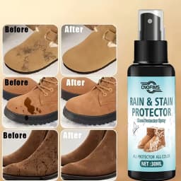 Waterproof Spray for Shoes, Water Repellent Coating for Leather, Canvas and Suede, Protects from Rain and Mud