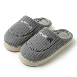 Cotton Slippers Female Couple Home Hair Slippers Non-Slip and Wear-Resistant Cartoon Indoor Warm Slippers Male Winter Home Use