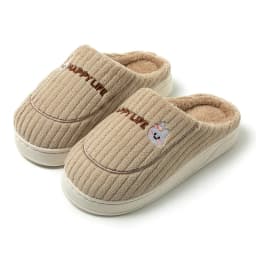 Cotton Slippers Female Couple Home Hair Slippers Non-Slip and Wear-Resistant Cartoon Indoor Warm Slippers Male Winter Home Use