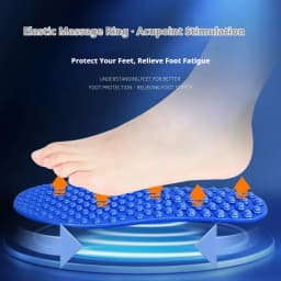1 Pair Finger Pressure Board Massage Insole Relieve Foot Fatigue Shoes Insoles Men Woman Shoe Pads Soft Sports Casual Shoes Pad