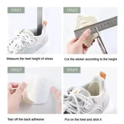 5 Pairs Shoe Pad Foot Heel Cushion Pads Sports Shoes Adjustable Antiwear Feet Inserts Insoles Heel Protector Sticker Insole