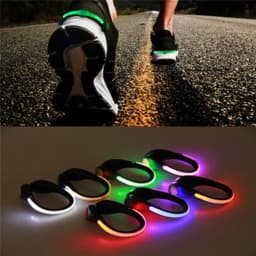 LED Luminous Shoe Clip Light Outdoor Running Cycling Bicycle RGB Novelty Lighting Safety Night Warn Lamp Glowing Zapato Ciclismo