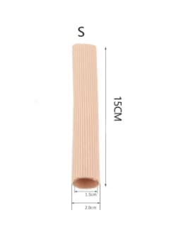 Gel Toe Cover Elastic Fiber Finger Protective Tube Toe Protection Pipe Reduce Friction Silicone Foot Protector Feet Care Parts