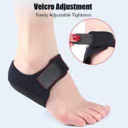 Plantar Fasciitis Heel Spur Foot Support With U-Shaped Silicone Gel Heel Cups for Heel Pain Relief Insoles for Man Woman Walking