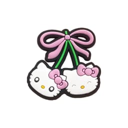 24Pcs/Lot Hello Kitty PVC Shoe Charms Pink Bow Strawberry Cupcake Detachable Clog Shoe DIY Decor Accessories Gift
